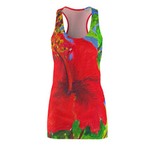 Load image into Gallery viewer, Red Hibiscus, Saint Martin, French West Indies 2017 - Women&#39;s Racerback Beach Dress
