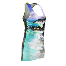 Load image into Gallery viewer, Kehena 2 - Black Sand Beach, Big Island Hawaii  - Women&#39;s Racerback Beach Dress