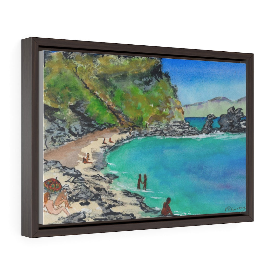 Aquarelli Beach, Island of Elba 2019 - Premium Gallery Wrap Canvas