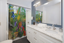 Load image into Gallery viewer, Shower Curtain - Butterfly Farm, Saint Martin FWI 2004