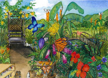 Load image into Gallery viewer, Butterfly Farm, Saint Martin 2004 - Horizontal Framed Premium Gallery Wrap Canvas