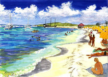 Load image into Gallery viewer, Club Orient Orient Beach 2001 - Horizontal Framed Premium Gallery Wrap Canvas