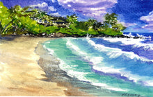 Load image into Gallery viewer, Hamoa Beach, Hana, Maui, Hawaii 2016 - Horizontal Framed Premium Gallery Wrap Canvas